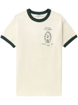 Rokh logo-print cotton T-shirt - Green