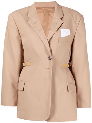 Rokh single-breasted tailored blazer - Brown