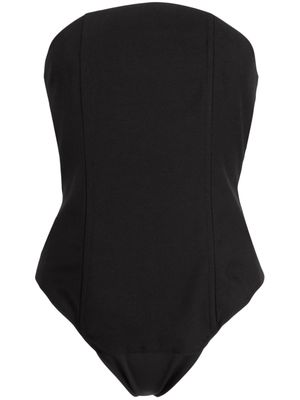 Rokh slim-cut panelled bodysuit - Black