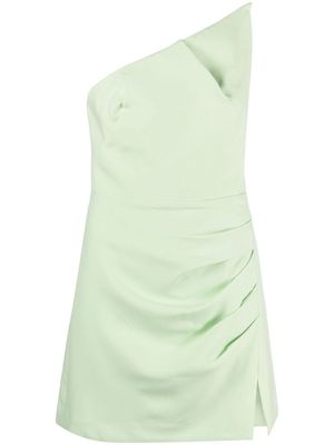 Roland Mouret asymmetric mini dress - Green