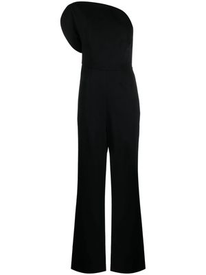 Roland Mouret one-shoulder wide-leg jumpsuit - Black