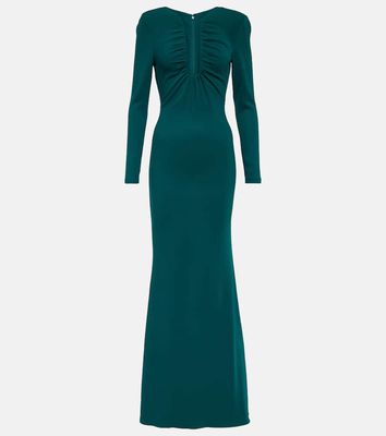 Roland Mouret Ruched cady gown