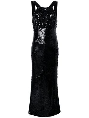 Roland Mouret sequin-design dress - Black