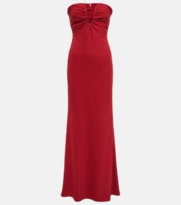 Roland Mouret Strapless cady gown