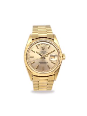 Rolex 1970s pre-owned Oyster Perpetual Day-Date 34mm - Gold