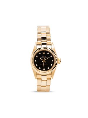 Rolex 1989 pre-owned Oyster Perpetual 24mm - Gold
