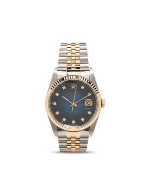 Rolex 1990s pre-owned Datejust 36mm - Blue