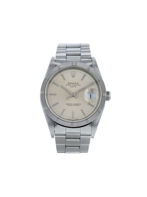 Rolex 1991 pre-owned Oyster Perpetual Date 34mm - Silver