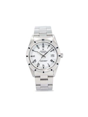 Rolex 1992 pre-owned Oyster Perpetual Date 34mm - WHITE