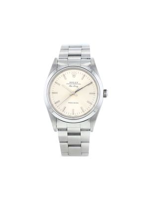 Rolex 1993 pre-owned Air King 34mm - Silver