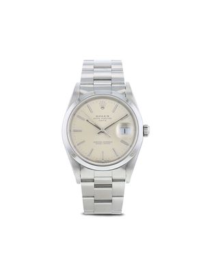 Rolex 1994 pre-owned Oyster Perpetual Date 34mm - White