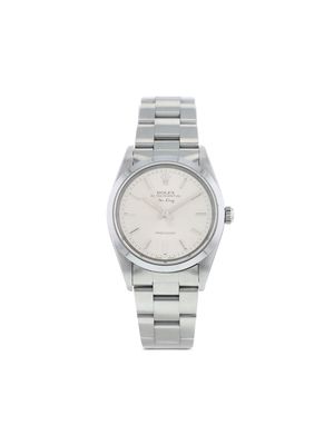 Rolex 1997 pre-owned Air King 34mm - Silver
