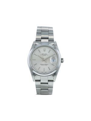 Rolex 1998 pre-owned Oyster Perpetual Date 34mm - Silver