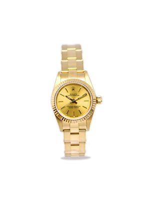 Rolex 2001 pre-owned Oyster Perpetual 24mm - Gold