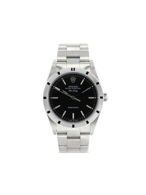 Rolex 2002 pre-owned Air-King 34mm - Black