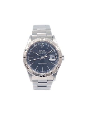 Rolex 2004 pre-owned Datejust 35mm - Blue