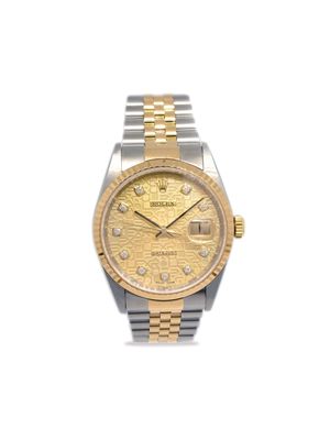 Rolex 2006 pre-owned Datejust 34mm - Gold