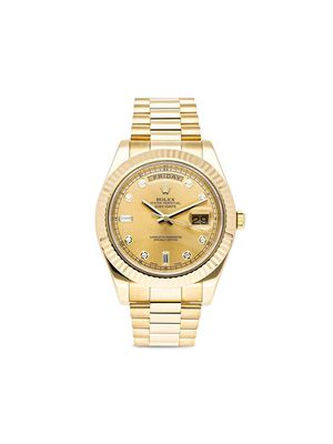 Rolex 2008-2009 pre-owned Day-Date II 41mm - Gold