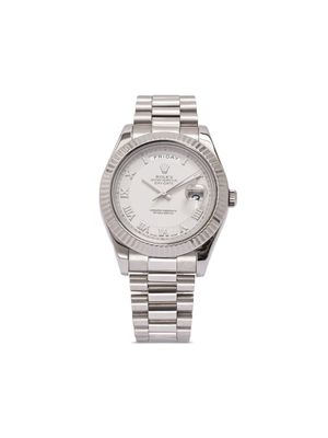 Rolex 2009 pre-owned Day-Date 41mm - Silver