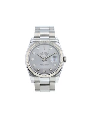 Rolex 2010 pre-owned Datejust - White