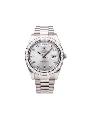 Rolex 2012 pre-owned Day-Date 41mm - Silver