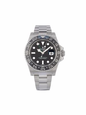 Rolex 2016 pre-owned GMT-Master II 40mm - Black