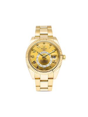 Rolex 2016 pre-owned Sky-Dweller 42mm - Gold