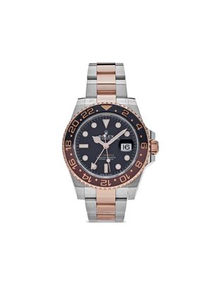 Rolex 2020 pre-owned GMT-Master II Root Beer 40mm - Black