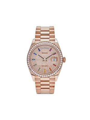 Rolex 2021 pre-owned Day-Date 36mm - Pink