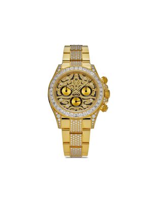 Rolex 2022 pre-owned Daytona Cosmograph Eye Of The Tiger 40mm - Yellow