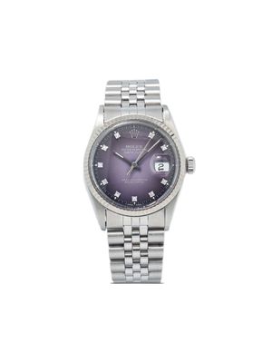 Rolex pre-owned Datejust 36mm - Purple