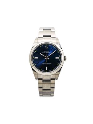 Rolex pre-owned Oyster Perpetual 39mm - Blue