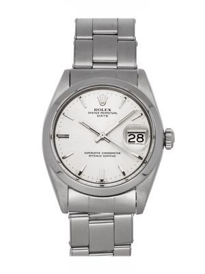 Rolex pre-owned Oyster Perpetual Date 34mm - Silver