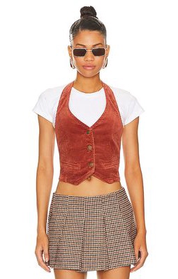 ROLLA'S Halter Vest in Brick