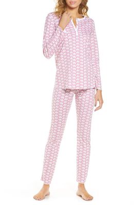 Roller Rabbit Hathi Pajamas in Pink
