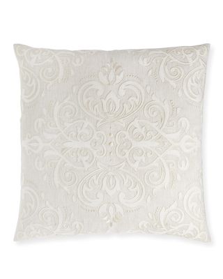 Roma Embroidered Pillow 22"