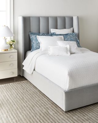 Romane Channel-Tufted King Bed
