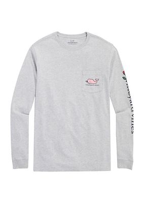 Romantic Whale Long-Sleeve T-Shirt