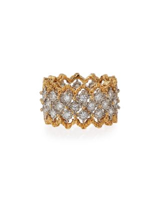 Rombi 18K Gold Diamond Ring, 1.02 tdcw, Size 55