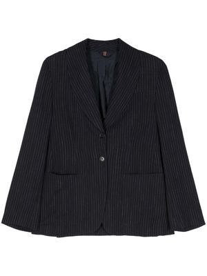 Romeo Gigli Pre-Owned 1990s pinstripe blazer - Blue