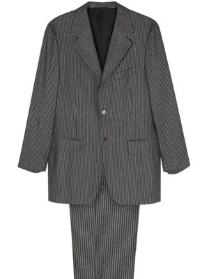 Romeo Gigli Pre-Owned 1990s striped single-breasted wool suit - Grey