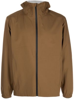 ROMEO HUNTE logo-print hooded jacket - Brown