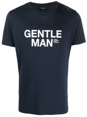 Ron Dorff Gentle Man print T-shirt - Blue