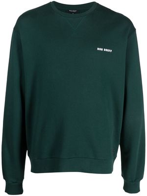 Ron Dorff logo-embossed organic-cotton sweatshirt - Green