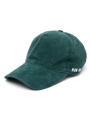 Ron Dorff logo-embroidered corduroy baseball cap - Green