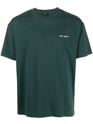 Ron Dorff logo-embroidered cotton T-shirt - Green