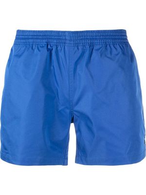 Ron Dorff logo-print eyelet-detail swim shorts - Blue