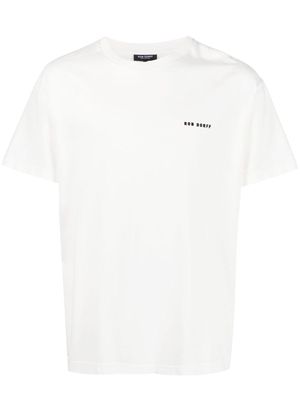 Ron Dorff perforated cotton T-shirt - White
