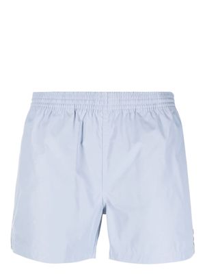 Ron Dorff piping-embellished exercise shorts - Blue