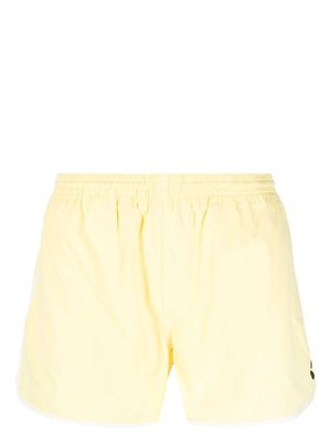Ron Dorff piping-embellished exercise shorts - Yellow
